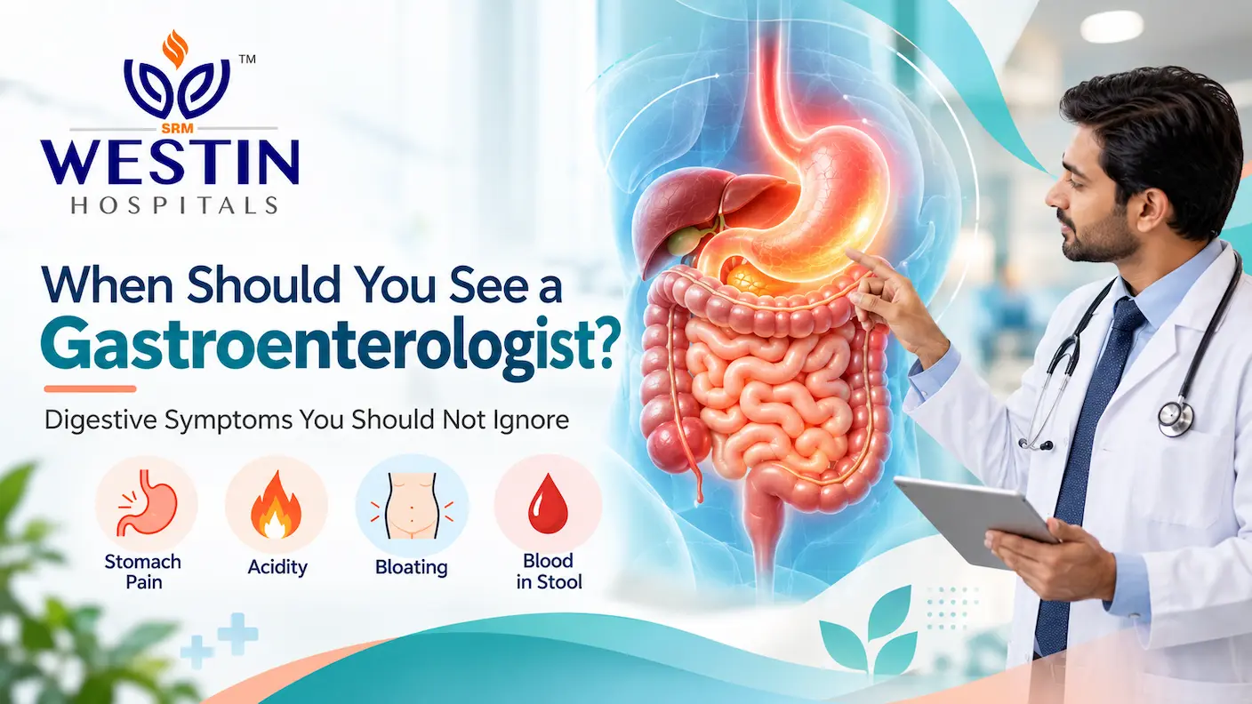 When should you see a gastroenterologist for digestive symptoms